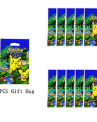 Forniture per decorazioni per feste di compleanno a tema Pokemon Cartoon Pokemon Go Stoviglie Tazze Piatti Palloncino Pikachu per bomboniere per baby shower