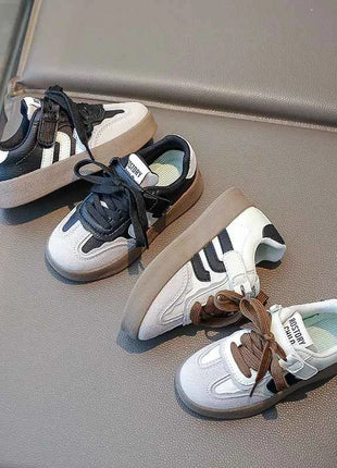 Nuova primavera nuove scarpe da ragazza sneakers da ragazzo traspiranti moda casual scarpe sportive per bambini scarpe da tavolo per bambini grandi da 3 a 12 anni