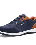 YRZL Men Shoes Spring Autumn Waterproof Walking Sneakers Leisure Male Leather Sports Shoes Non-Slip Footwear Tennis for Men