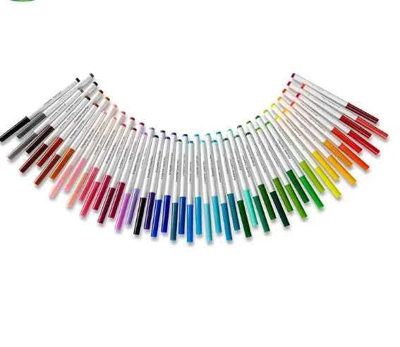 FOR Crayola 50 Colors Non Toxic Long Lasting Crayons for Kids Students School Art Craft Creative Painting Original Product