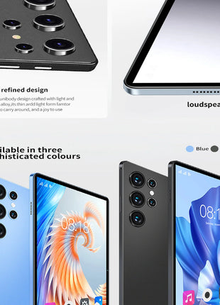 Nuovo Tablet Pro 2026 Aggiornato, 10.1 Pollici, Octa Core, 4GB+64GB ROM, Google Play, Dual SIM, Wi-Fi, Chiamate Telefoniche, 6000mAh