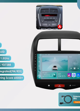 Hizpo 10.1" Car Radio Intelligent Systems For Mitsubishi ASX 1 2010 - 2018 Multimedia CarPlay Android Auto GPS No 2 din 2din DVD