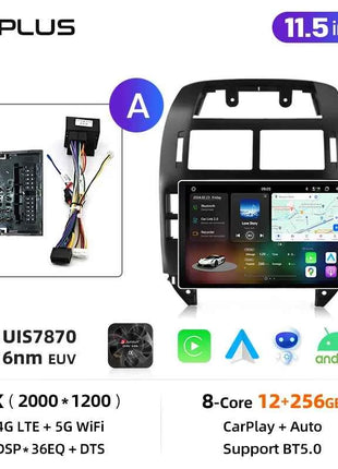 Junsun AI Voice Wireless CarPlay Android Auto Radio for Volkswagen Polo Mk4 IV 2001-2009 Car Multimedia GPS BT FM 2din autoradio