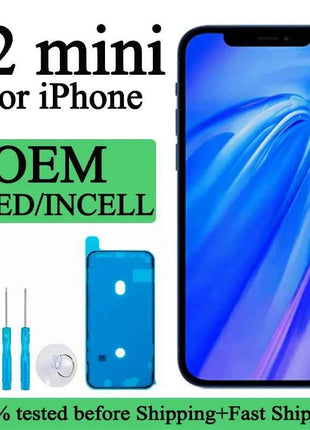 A2399 A2176 A2398 A2400 A2399 100% Tested Premium Lcd For IPhone 12 mini New Display Touch With 3D Touch Screen Replacement
