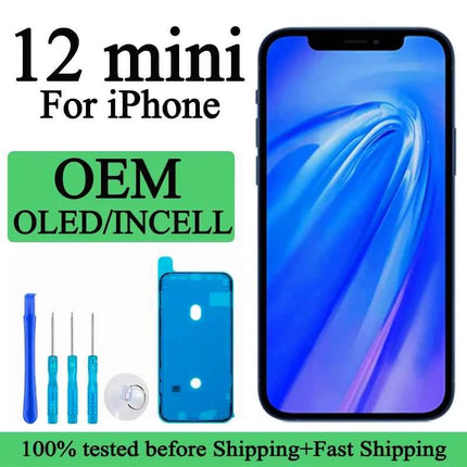 A2399 A2176 A2398 A2400 A2399 100% Tested Premium Lcd For IPhone 12 mini New Display Touch With 3D Touch Screen Replacement