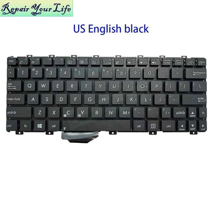 US English RU Russian Keyboard For ASUS EPC Eee PC 1025 1025CE X101CH 1015PX 1015BX 1015CX 0KNB0-0115US00 Notebook Teclado Parts