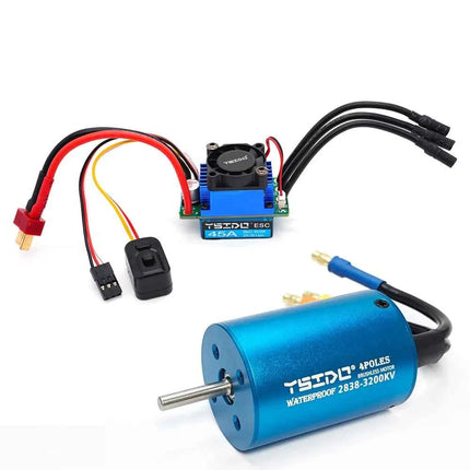 2435/2440/2838/2847 Brushless Motor 35A/45A ESC Combo for Wltoys 124016 Remo Hobby XLH Timaya Redcat 1/12 1/14 1/16 RC Boat Car