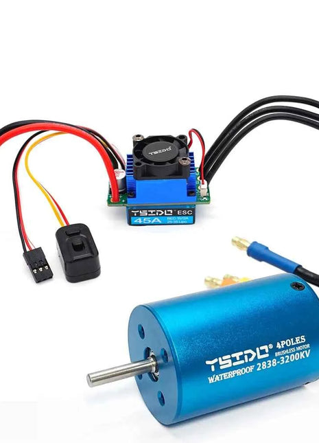 2435/2440/2838/2847 Brushless Motor 35A/45A ESC Combo for Wltoys 124016 Remo Hobby XLH Timaya Redcat 1/12 1/14 1/16 RC Boat Car