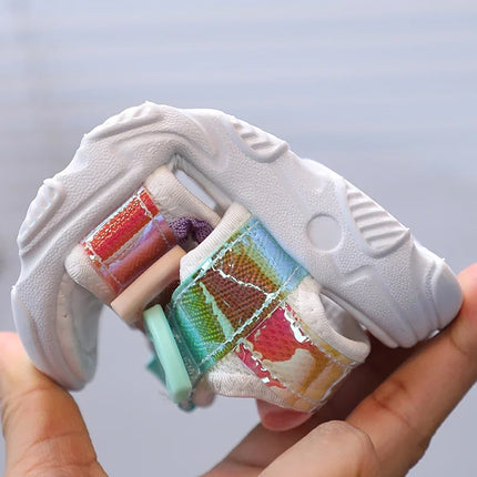 Sandali morbidi e comodi per bambini con suole antiscivolo sandali colorati per bambini per neonate (2-6 anni)