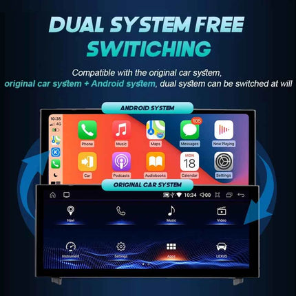 Nunoo Android 14 CarPlay Auto Radio For Lexus NX NX200 NX200T NX300h 2014-2021 Multimedia Navigation GPS DSP 4G WiFi