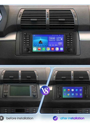 Hizpo Car Intelligent Systems for BMW 5 Series E39 X5 E53 M5 1996-2003 Multimedia 2din Autoradio Android 13 Auto Carplay 7862 4G