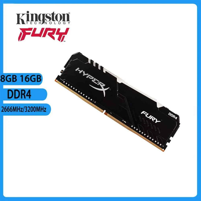 DDR4 Fury Memoria RAM DDR4 RGB 8GB 16GB 2666MHz 3200MHz 3600MHz 3733MHz Gaming Desktop Memory PC4-30900 288Pin DIMM DDR4 RAM RGB