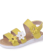 2024 Estate Nuove Ragazze Sandali Bambini Sandali Floreali con 3 Fiori Principessa Dolce per la Festa Nuziale Scarpe Eleganti Sandali Per Bambini 21-36