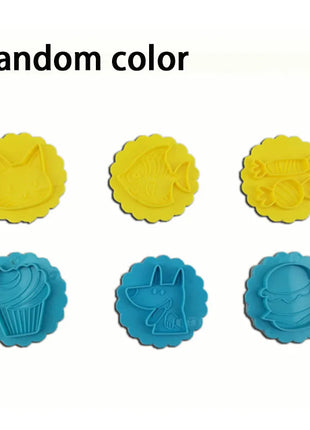 Stampo per pasta da gioco per gelato 3D Accessori per pasta da gioco Giocattoli artigianali fai-da-te per bambini Bambini Simpatico animale ghiacciolo Stampi per argilla da plastilina