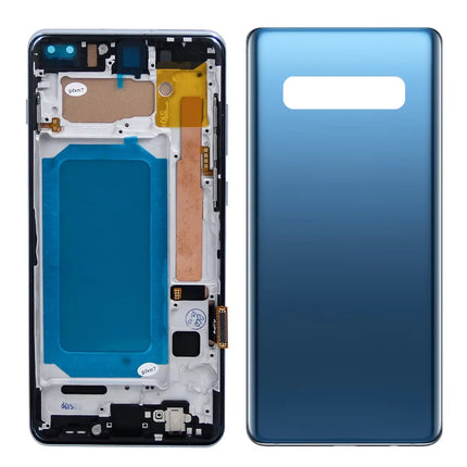 Schermo TFT S10 Plus con cornice, per Samsung Galaxy S10+ G975F G975F/DS Display LCD Touch Screen Digitizer Sostituzione