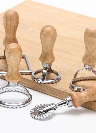 Home Ravioli Cutter Set Pasta Press Kitchen Attachment Kit Ravioli Maker Mold Tool Ravioli Stamp Set Pastry Wheel Set cake mold