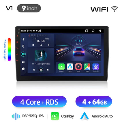 For Jeep Renegade 2014 - 2018 Android Auto Carplay Car Radio Multimedia Video Player GPS Navigation WiFi BT GPS Head Unit 2DIN