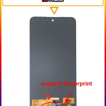 Testato AMOLED LCD per Xiaomi Redmi Note 13 4G 23129RAA4G Display LCD Touch Screen di ricambio con cornice per Redmi Note 13 4G