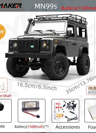New MN99s MN98 1:12 MN Model RTR Version RC Car 2.4G 4WD RC Rock Crawler Defender Remote Control Car 1/12 RC Truck Cars Toys