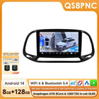Hizpo AI Voice Autoradio Radio For Fiat Doblo 2015 - 2019 4G Car Multimedia GPS 2din Wireless CarPlay Android Auto Navigation BT