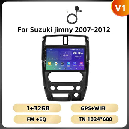 Podofo 8Core AI Voice Car Audio For Suzuki Jimny 2007-2012 Multimedia Player Android Auto Carplay WIFI 4G Bluetooth Car Stereo