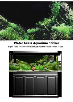 Background for Aquarium 3d Sticker Poster Fish Tank Aquarium Background accessories Decoration Ocean Plant Aquascape Painting