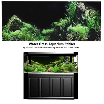Background for Aquarium 3d Sticker Poster Fish Tank Aquarium Background accessories Decoration Ocean Plant Aquascape Painting