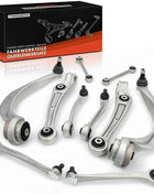 Set Bracci di Controllo Frankberg 10 Pezzi Asse Anteriore Sinistro Superiore Destro per Audi A4 Allroad Avant A5 Cabriolet Sportback Q5 8K0407151D