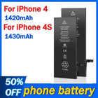 1420mAh 1430mAh Mobile Phone Battery For iPhone 4 4S Batteries