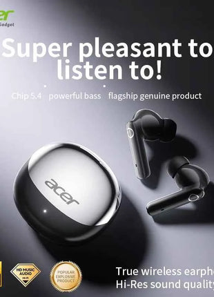 Acer Ohr546 Bluetooth Headphones 2025 New Model Wireless Earphones In-Ear Design Comfortable to Wear for Sports, Running, and Calls, Noise Reduction, Compatible with Mobile Phones, Tablets, and Laptop Devices