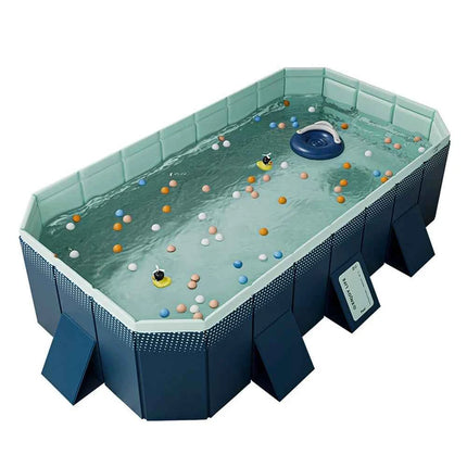 Piscina familiare Piscina esterna pieghevole grande Piscina estiva per feste in acqua Piscina non gonfiabile per giardino esterno