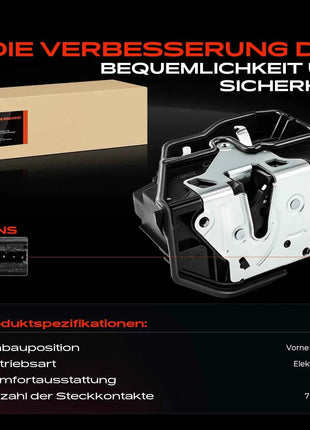 Serratura Porta Anteriore Sinistra Frankberg 1x per BMW E81 E87 F20 F21 E88 E82 F23 F22 F87 F34 E90 F30 F80 E93 E92 E91 F31 F33 51217202143