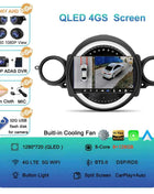 Android16 Radio Qled For BMW MINI Cooper R56 R60 2007 - 2014 Car intelligent systems Navigation GPS Carplay Android auto WIFI+5G