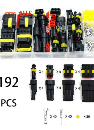 Waterproof Connectors Kit Automotive Wire Quick Connector Electrical In Car Wiring Auto Seal Socket 1 2 3 4 5 6 Pin Plug Kit Way