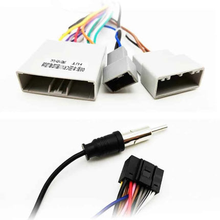 Cablaggio radio, connettore da 16 pin a 17 pin, cavo adattatore Android, per Honda Civic 8, CRV 3, Mitsubishi Lancer Outlander