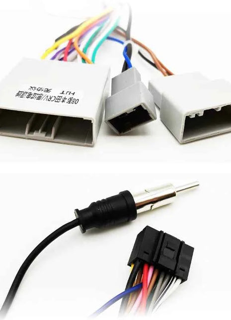 Cablaggio radio, connettore da 16 pin a 17 pin, cavo adattatore Android, per Honda Civic 8, CRV 3, Mitsubishi Lancer Outlander