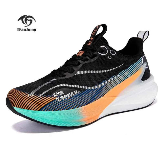 2025 Scarpe da corsa professionali per maratona in carbonio da uomo e da donna Scarpe sportive con supporto stabile ultraleggero per assorbimento degli urti