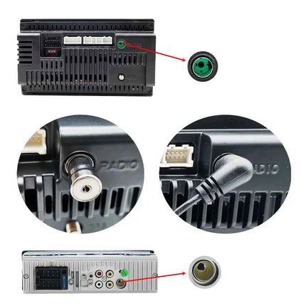 Adattatore cavo antenna Fakra, convertitore radio DIN Ant, plug and play, per unità principale autoradio aftermarket