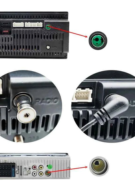 Adattatore cavo antenna Fakra, convertitore radio DIN Ant, plug and play, per unità principale autoradio aftermarket