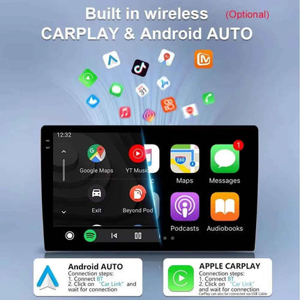Car Radio Carplay Android 16 For Ford S Max S-MAX 2006-2015 For Ford Galaxy 2014 Bright black Auto Stereo Multimedia Player DPS