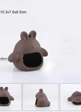 Ceramic House Fish Tank Aquarium Decoration Fish Shrimps Shelter House Pottery Scorpion House Canister Simulation Stone Ornament