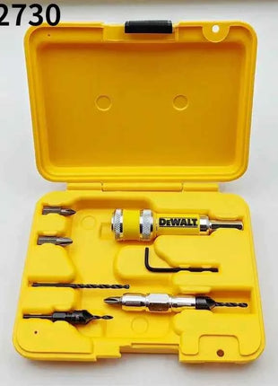 Set di Punte per Trapano/Avvitatore a Cambio Rapido DEWALT Originale DW2730, 8 Pezzi, Accessori per Utensili Elettrici per Lavorazione del Legno