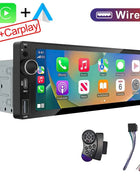 IPS 6.9 Inch 1Din Wireless Or wired Carplay Android Auto Car Radio Multimedia MP5 Player 1 Din DVD Bluetooth Stereo USB Charging