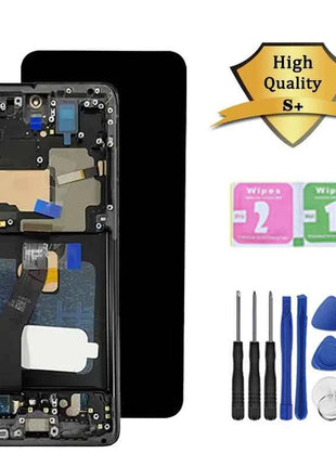 6.8" Super AMOLED For Samsung  S21 Ultra 5G G998 G998U Display Touch Screen Digitizer For Samsung S21Ultra G998B LCD
