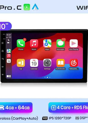 Junsun 7 9 10 inch Universal CarPlay Android Auto Car Radio For VW Fiat Renault Nissan Hyundai GPS Multimedia autoradio Stereo