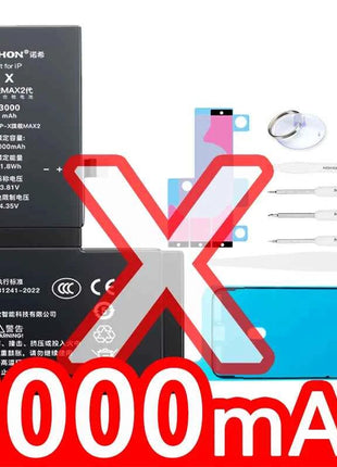 NOHON  High Capacity Phone Battery for iPhone 13 13Pro 12 Pro 11 X XR XS 12Mini 13PM 15Pro MAX 14 SE SE2 SE3 Replacement Bateria