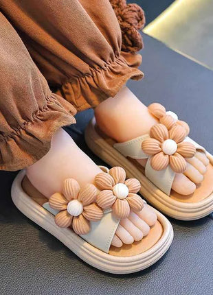 Ciabatte Estive 2026 per Bambine, Graziose Pantofole da Spiaggia, Scarpe Antiscivolo per Uso Interno ed Esterno