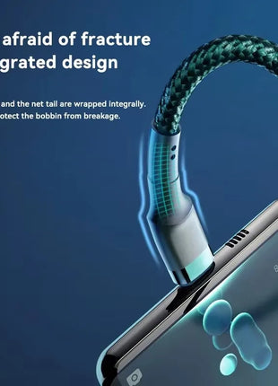 Cavo di ricarica rapida da 120W, cavo USB C a USB Type C di alta qualità con ricarica rapida PD per iPhone Xiaomi 17 Plus Pro Max Samsung S24
