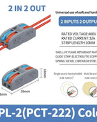 1 In Multiple Out Push-in Electrical Wire Connector Terminal Block Universal Fast Wiring Cable Connectors For Cable Connection