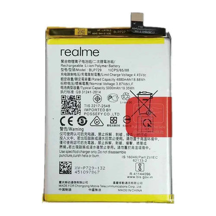 2025 Years 5000mAh BLP729 Original Battery For OPPO Realme 5S 5i 5 Pro Realmi C3 C3i C11 C20 C21 C21Y Narzo 50i Batteries